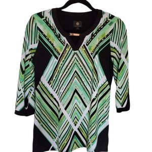 JM Collection Womens 3/4 Sleeve Blouse.NWOT.